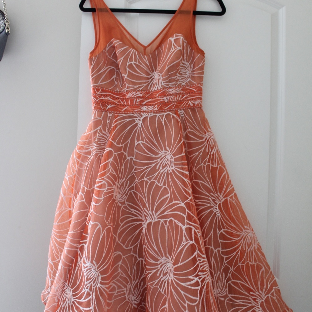 Orange Vetements Cocktail Dress